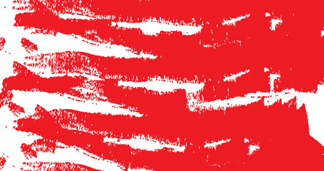 Abstract art red and white painting modern contemporary artwork design texture background wall decor canvas print