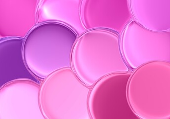 Pink circle bubble silk Holographic abstract background geometric optical fluid lines illusion wallpaper wave clear liquid illustration