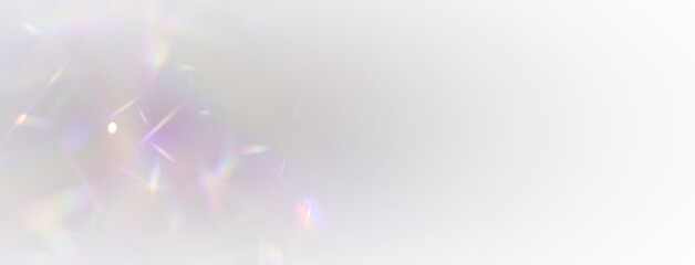 Rainbow crystal streaks shimmer like flowing light across a dark scene. Lens flare and glowing particles enhance magical depth. Ideal for digital overlays and posters. PNG