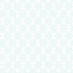 Soft Blue Floral Petal Repeat Pattern Design