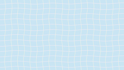 青とピンク、黄色の波打つ格子パターンの抽象背景｜韓国風,グリッド, 幾何学模様, ストライプ, 波線