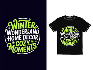 Casual black cotton t-shirt design template vector with front print illustration for fashion apparel