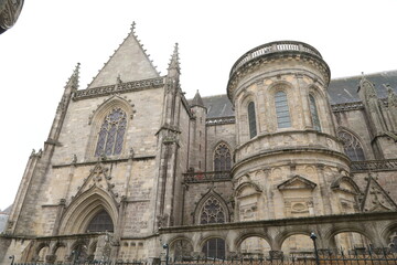Fototapeta premium cathedral of vannes, france, bretagne