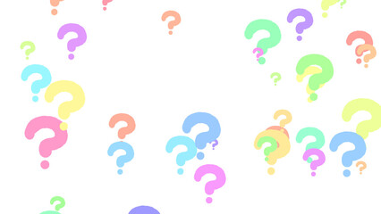 はてなマークの背景