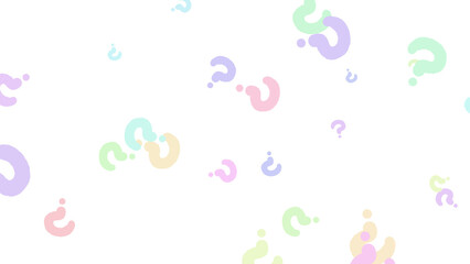 はてなマークの背景