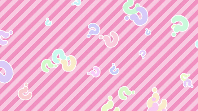 はてなマークの背景