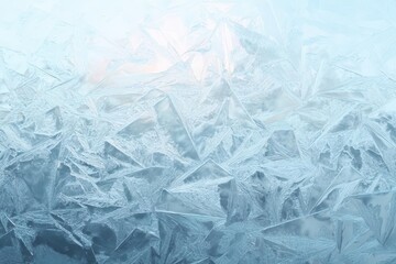 Obraz premium Abstract Icy Frost Pattern Winter Crystal Texture