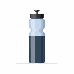 Graphic Vector Illustration of a Fitness Hydration Bottle for Active Lifestyle