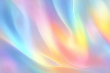 Obraz premium Abstract Pastel Waves of Light Dreamy Background