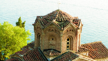 Monastery of St. John at Kaneo, Ochrid, Macedonia.