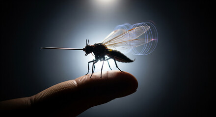 A miniature spy drone that's almost indistinguishable from an insect. The Komar surveillance drone.