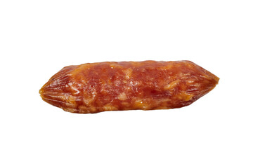 mini salami isolated on white or transparent png