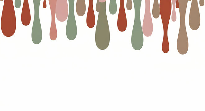 Colorful Drips Abstract Pattern Design Artistic Backdrop Modern Art. - Powered by Adobe