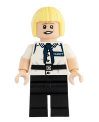 Obraz premium Dortmund - Deutschland 4. November 2025 - Lego Figur Helmeppo der Serie One Piece - Studio Aufnahme
