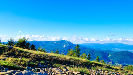Beskides Mountains in Poland.