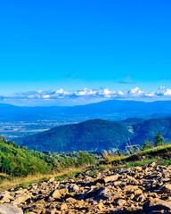 Beskides Mountains in Poland.