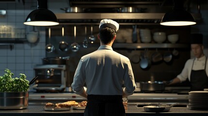 Professional oversight in kitchen: Chef and Manager