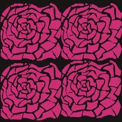 seamless pattern with flowers