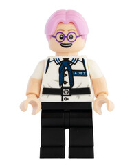 Obraz premium Dortmund - Deutschland 4. November 2025 - Lego Figur Corby mit Brille der Serie One Piece - Studio Aufnahme