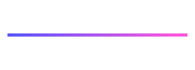 Horizontal blue to pink gradient line