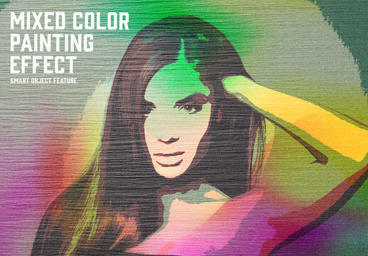 Mixed Color Painting Effect