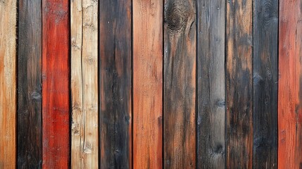 Darkened and burnt wooden boards with contrasting colours.
Used in design, art projects and creating textures for backgrounds.