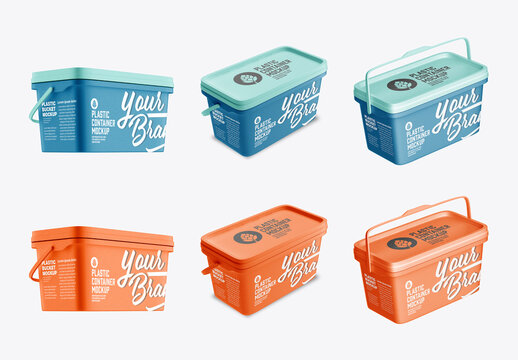 Plastic Container Mockup