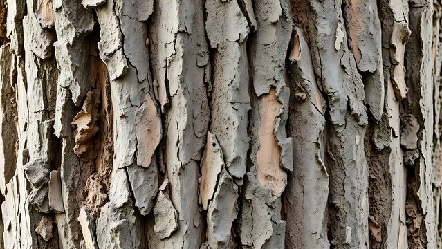 lignin. Close-up of tree bark with rope marks and natural erosion patterns. ESG reports, sustainability campaigns, designed for environmental awareness campaigns, used by presentation designers.