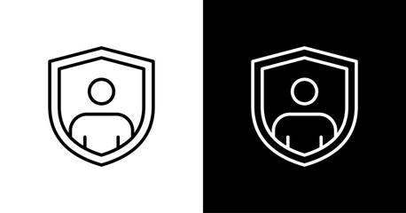 Personal Safety  White Icon Set Design