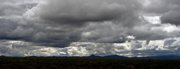 Clouds Over Central Sonora Desert Arizona