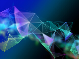 Abstract Geometric Plexus Network Technology Background