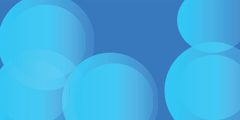 Abstract blue circle background, blue gradient abstract geometric background