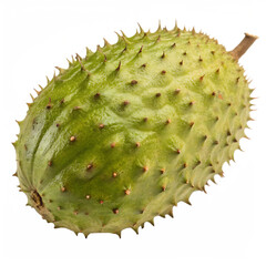 A whole barbadine fruit isolated on a transparent background