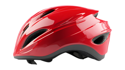 bicycle helmet on transparent background