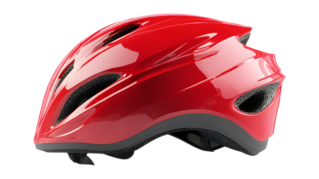 bicycle helmet on transparent background