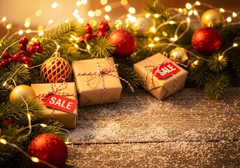 christmas tree with gifts