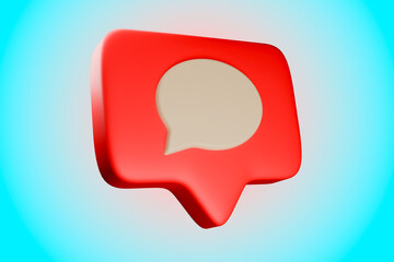 commonly used on social media and websites to represent a comment 