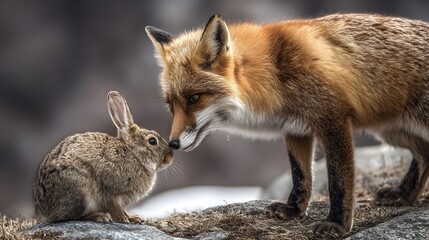 Fox and Rabbit