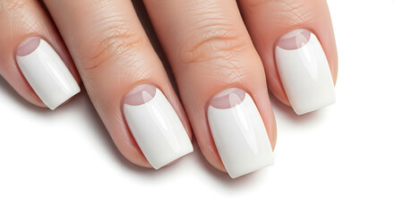 Professional White Nail Art
