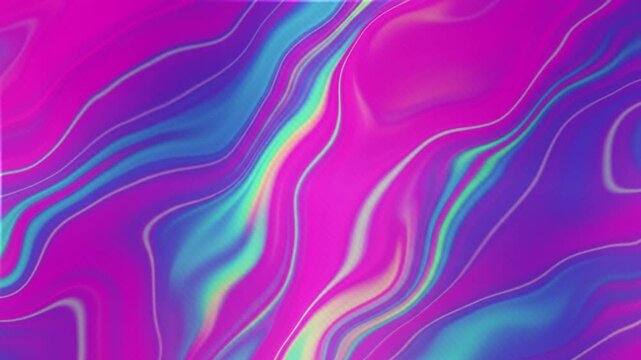 vivid multi color neon holographic ripple texture