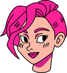 Pink Hair Girl