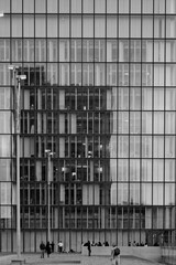 Fototapeta premium Magnificent facade of the National Library of France in Paris, France