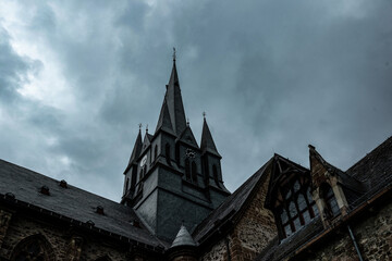 Obraz premium dach kirche kloster alt bauwerk