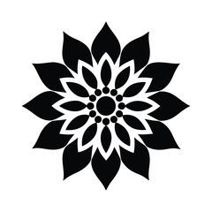 Floral Pattern Rangoli Icon