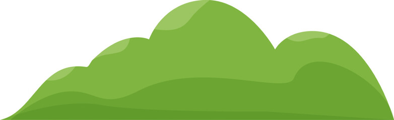 Fototapeta premium Green hillscape creating natural landscape background