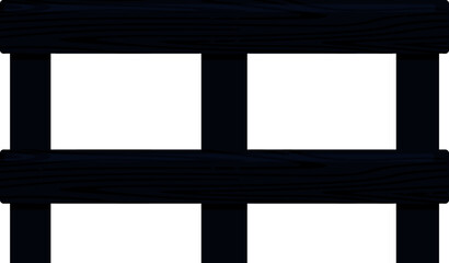 Dark wooden fence pattern blocking view