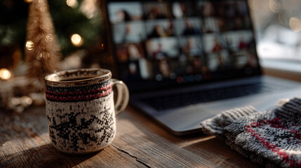 Remote Work Campaign - Cozy Video Call Scene - Human Connection