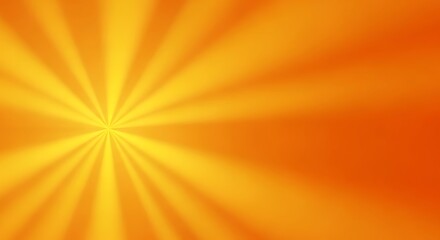 Obraz premium Orange and yellow sunburst background with radial light effect image