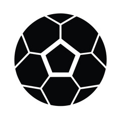 Fototapeta premium Ethiopian Flag Soccer Ball Icon