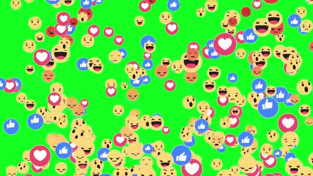 social media or different type reaction on social